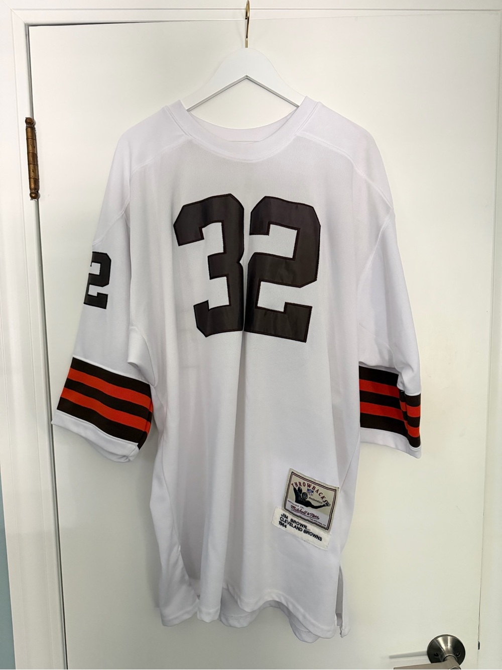 1964 Jim Brown (#32) Mitchell & Ness Jersey (size 60)